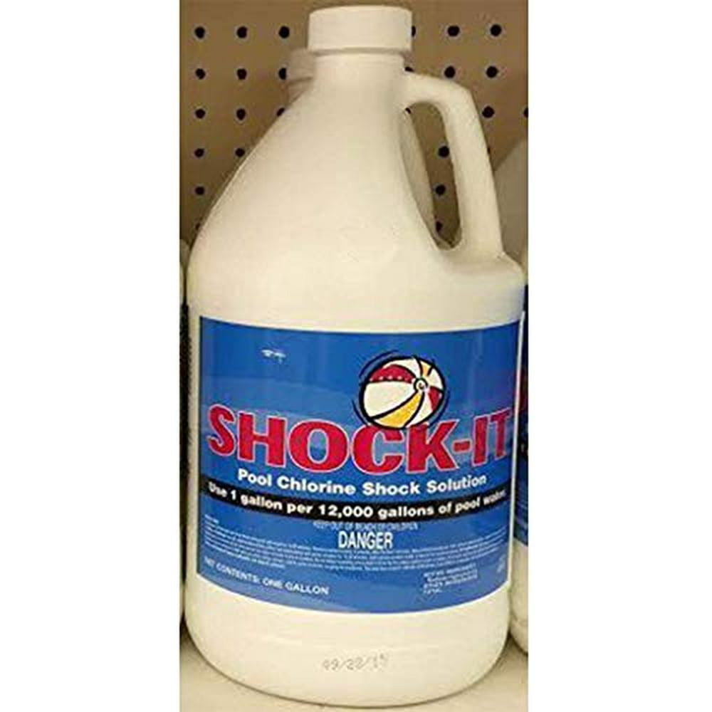 Olympic 4 Gallons of ShockIt Liquid Chlorine Pool Shock Commercial Grade 12.5 Olympic 4 Gallons of ShockIt Liquid Chlorine Pool Shock Commercial Grade 12.5