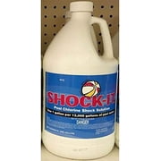 Olympic 4 - Gallons of Shock-It -Liquid Chlorine Pool Shock - Commercial Grade 12.5% Concentrated Strength - 1 Case