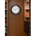 thumbnail image 2 of Infinity Instruments Finial Plastic 15.75" Indoor Wall Clock with Quartz Movement for Accurate Timekeeping, Black, 2 of 7