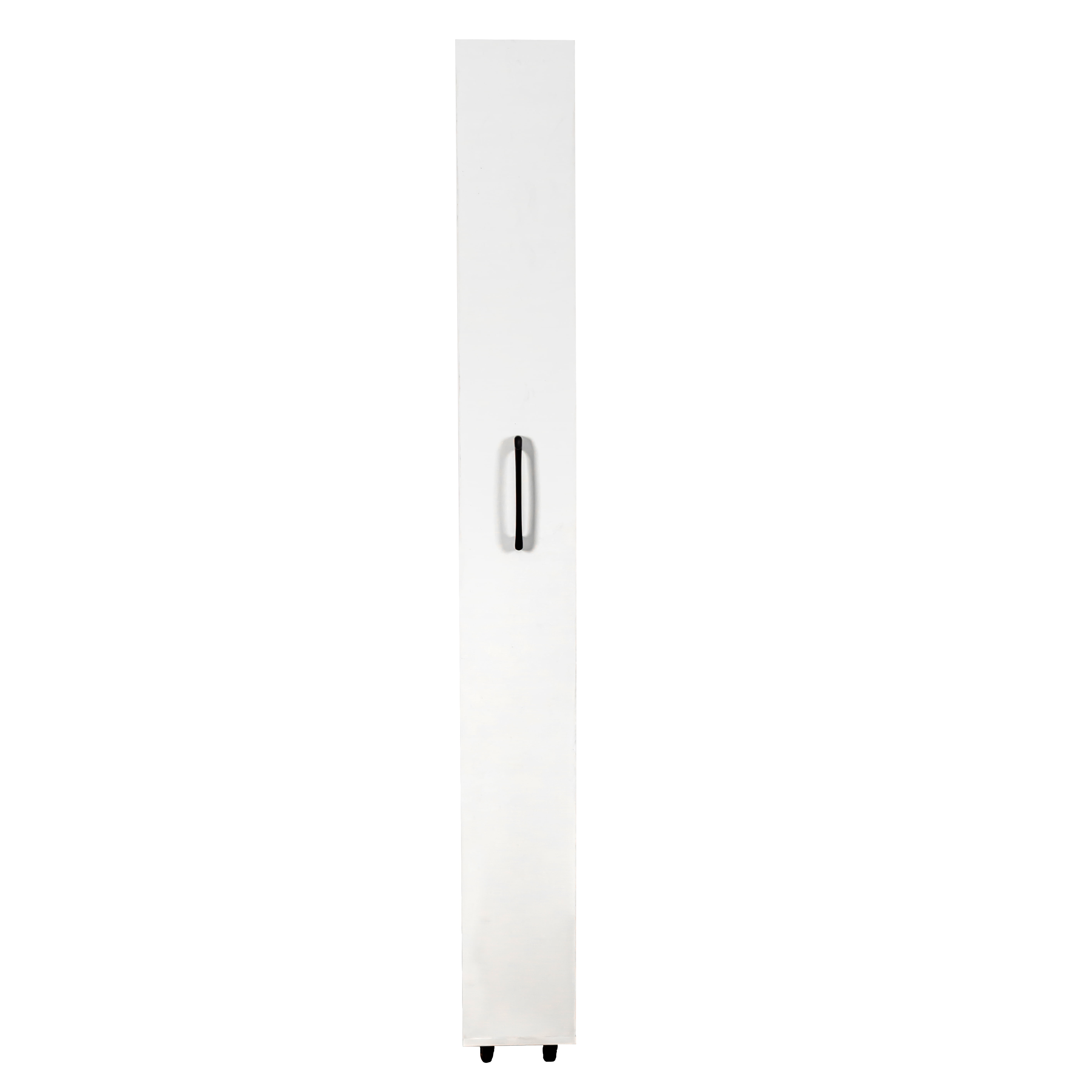 7-Tier Slim Pull-Out Storage Shelf Rolling Utility Cart for Small Kitchen Spaces, White
