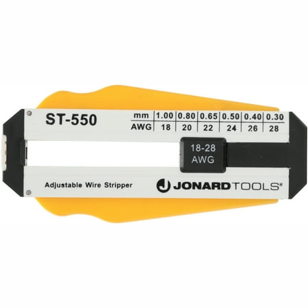 UPC: 0811490010185 | Jonard Tools ST-550  Adjustable Stripper 18-28 AWG