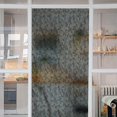 thumbnail image 2 of 3D Static Cling Flower lass Window Film Paisley Persian Floral Pattern 23.6" x 39" Adhesive Window Privacy Film, 2 of 6