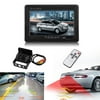 7 Inch TFT LCD Monitor Cars Rear View Camera Night Vision Wired Set HTH-701