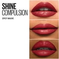 thumbnail image 2 of Maybelline Color Sensational Shine Compulsion Lipstick Makeup, Spicy Mauve, 2 of 7