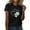 #01 Black, variant on Busydd Summer Tops for Women Trendy Sunflower Graphic Tees Comfortable Breathable Cotton Tshirts Shirts for Women Casual Round Neck Short Sleeve Going Out Tops S