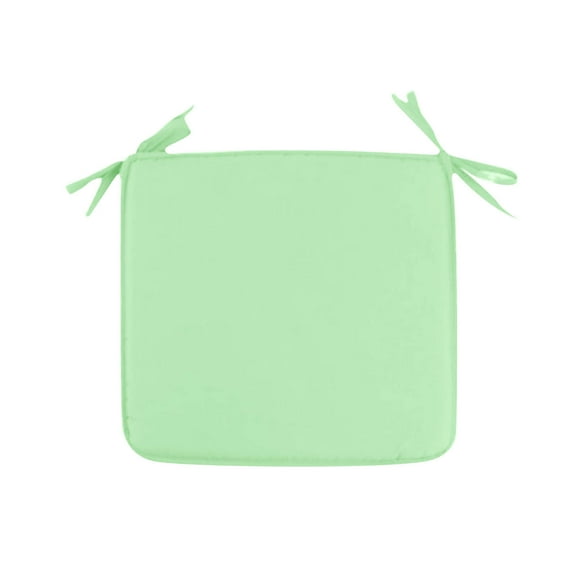 chaungfeng Thickened Cushion Pads Chair Cushions for Outdoor Furniture, Square Strap Chair Pads Seat Cushion for Stool Patio Dining Room for Kitchen Dining Office Chair 15.7x15.7Inch