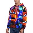 thumbnail image 3 of Lsque Five Nights At Freddy'S Pattern Casual Men's Hoodie,Hooded Sweatshirt with Kangaroo Pocket,Pullover Hoodie-XX-Large, 3 of 8