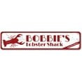 thumbnail image 2 of Fresh Lobster Novelty Sign, Metal Wall Decor - 4x18 inches, 2 of 4