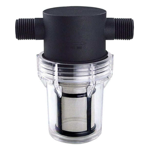 Filtro para bomba de agua Zulema Filtro de tubería de 1/2 para Acuario de jardinería al aire libre