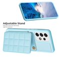 thumbnail image 3 of SaniMore for Samsung Galaxy A34 5G (6.6" 2023) Case, Flip PU Leather Diamond-Shaped with Built-in Card Slots, Kickstand and Shockproof Anti-drop Phone Case for Galaxy A34 5G Wallet Shell, Blue, 3 of 7