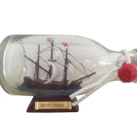 ship bottle mayflower decorative theme beach