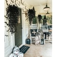 thumbnail image 4 of RECUTMS Black Artificial Hanging Plant Fake Greenery Faux UV Resistant Hanging Vines Plant for Indoor Outdoor Halloween Party Wall Room Door Decor, 4 of 8