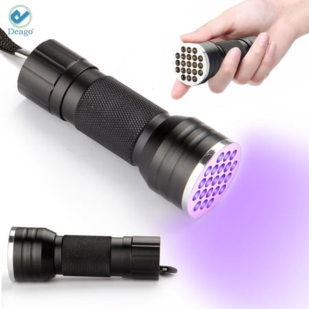 UPC: 0810062872602 | Deago 2 Pcs UV Flashlight Black Light  21 LED 395 nM Ultraviolet Blacklight Detector for Dog Urine  Pet Stains and Bed Bug