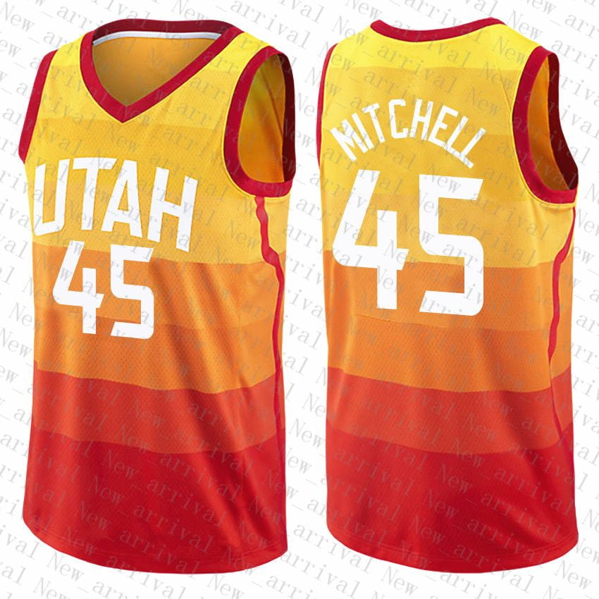 Nike NBA Utah Jazz #45 Donovan Mitchell Gold Swingman Jersey - Statement 52  (XL)