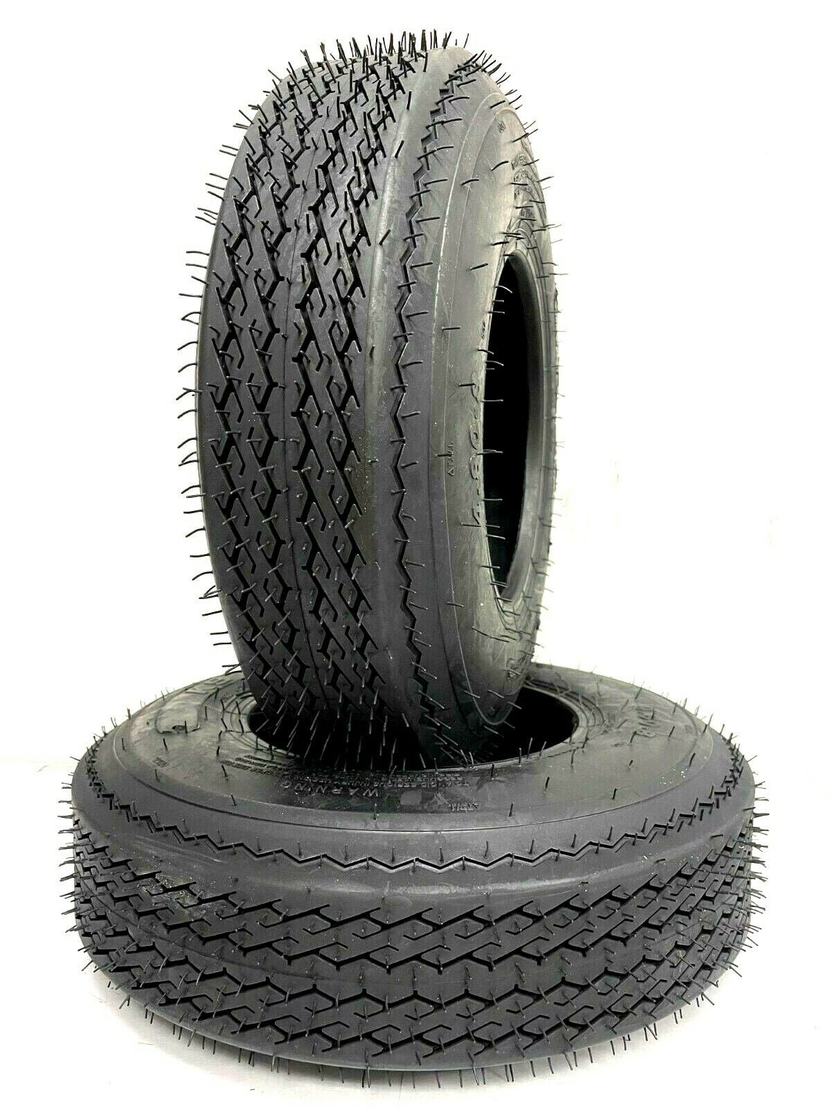 2 New Highway Boat Motorcycle Trailer Tires 4.808 4.80x8 6PR Load
