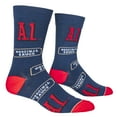 thumbnail image 3 of Crazy Socks A1 Steak Sauce Fun Print Novelty Crew Socks for Men, 3 of 6