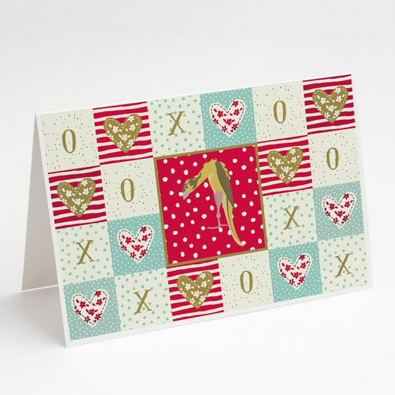 Jibso Canary Love Greeting Cards and Envelopes Pack of 8