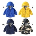 thumbnail image 3 of Manteaux Imperméables à Capuche pour Tout-Petits Garçons Filles, Doublés en Coton, Manteaux de Pluie 1-2 Ans, 3 of 9