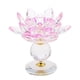 thumbnail image 3 of 2x Budista Lotus Tealight Holder Base candeliere candeliere Fengshui Decor BLESIY Candelero Crystal Lotus, 3 of 8