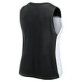 thumbnail image 3 of Women's Fanatics Black Inter Miami CF Script Colorblock Tank Top, 3 of 3