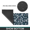 thumbnail image 6 of Dark Blue Christmas Snowflake Pattern Kitchen Rugs Sets Of 2,Anti Fatigue Kitchen Mat Rugs Non Slip Washable,Decorative Kitchen Floor Mats for Kitchen,Sink,Laundry,17"x30"+17"x47", 6 of 7