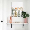 thumbnail image 4 of Canvas Wall Art, Eucalyptus Flower Framed Canvas Prints for Kitchen Bedroom, Orange Floral Sage Green Leaf Daisy Small Gallery Wrapped Wall Decor for Home Office, Gifts, 8"x12" Ship Next Day, 4 of 9