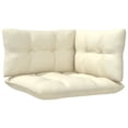 thumbnail image 5 of vidaXL 3 Piece Garden Lounge Set with Cream Cushions Solid Wood Pine, 5 of 5