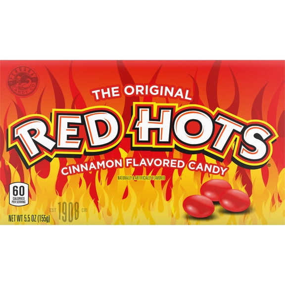 Red Hots Original Cinnamon Flavored Candy, Theater Box, 5.5 oz