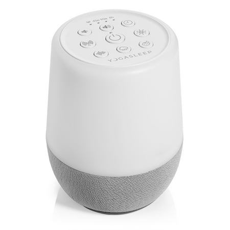 Yogasleep Duet Sound Machine & Night Light with Wireless Speaker - White