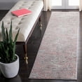 thumbnail image 2 of SAFAVIEH Meadow Adrian Medallion Runner Rug, Grey/Pink, 2' x 7', 2 of 8