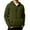 Army Green, variant on Hoodies for Men Quarter Zip Pullover Sweatshirt Vintage Long Sleeve Hoodie Color: Light Gray Size: L