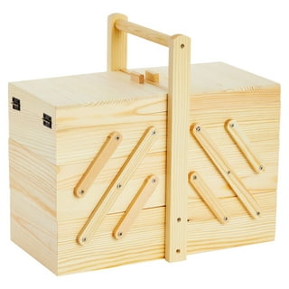 Best Deal for Wooden Sewing Kit Set - Wood Basket Storage Organizer Box