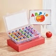 thumbnail image 7 of YZHMYR Magnetic Letters Kit 104 Pcs Alphabet Learning Set Double-Sided Writing Board Safe Washable EVA Rounded Corners Storage Box for Early Education Homeschooling Classroom Spelling Reading Phonics, 7 of 7