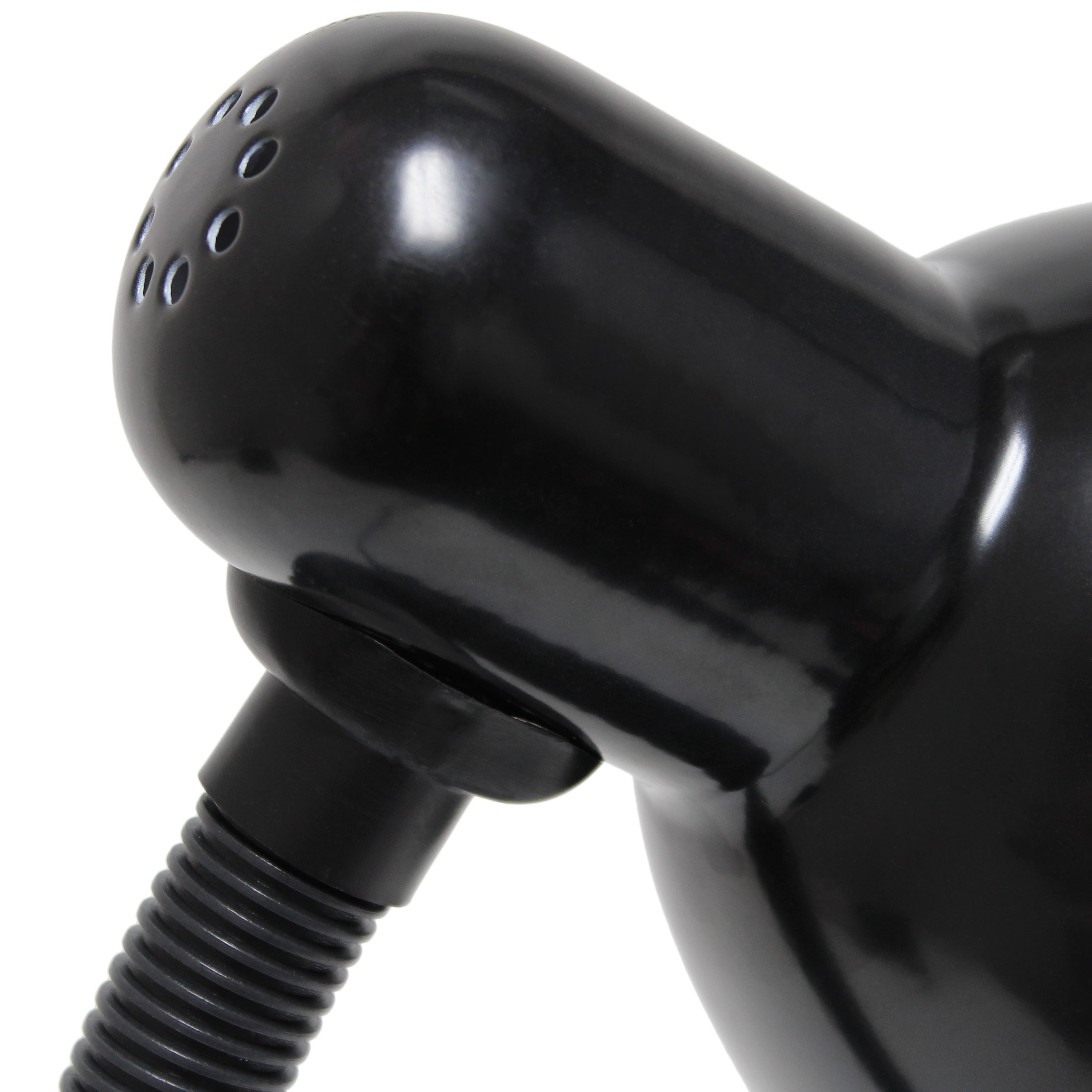 Creekwood Home 14.25" Traditional Desk Lamp with Flexible Gooseneck with LED Bulb, Black