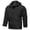 Black, variant on Herrnalise Men's Autumn and Winter Padded Solid Color Zipper Pocket Punching Jacket Black
