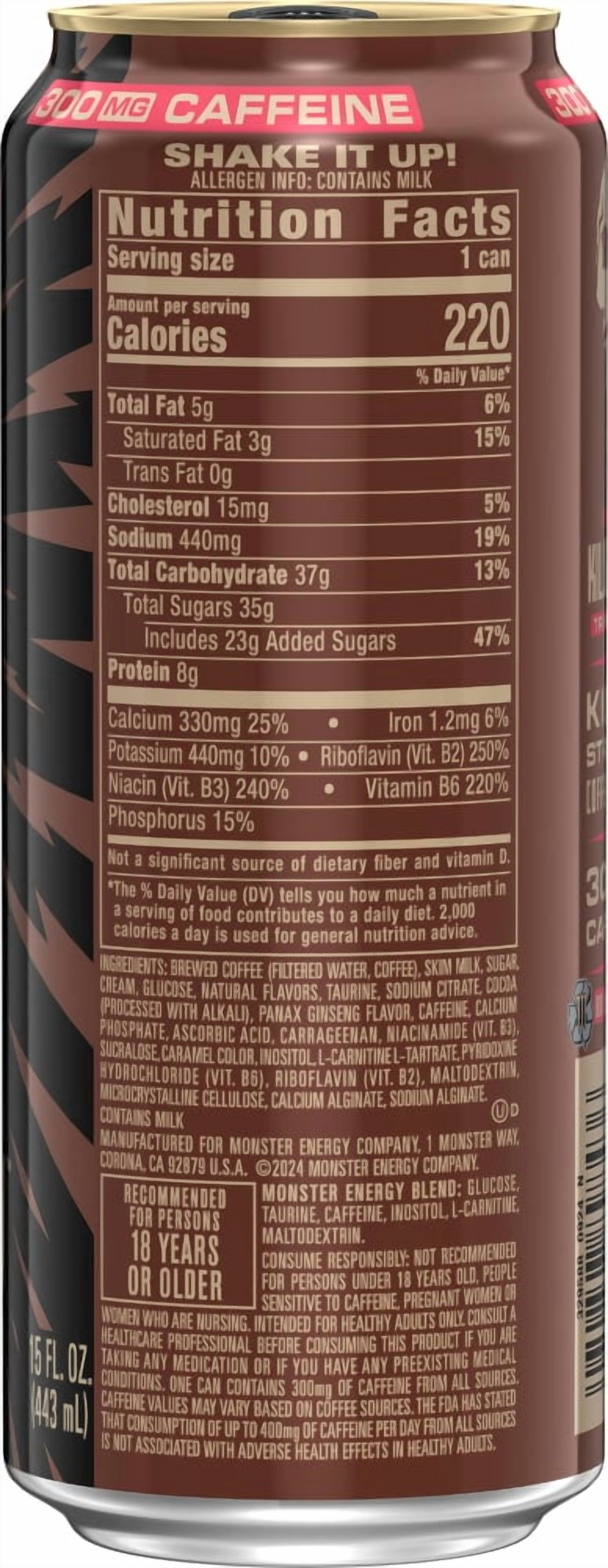 Monster Killer Brew Loca Moca Energy Drink Can 15 fl oz - 3 count