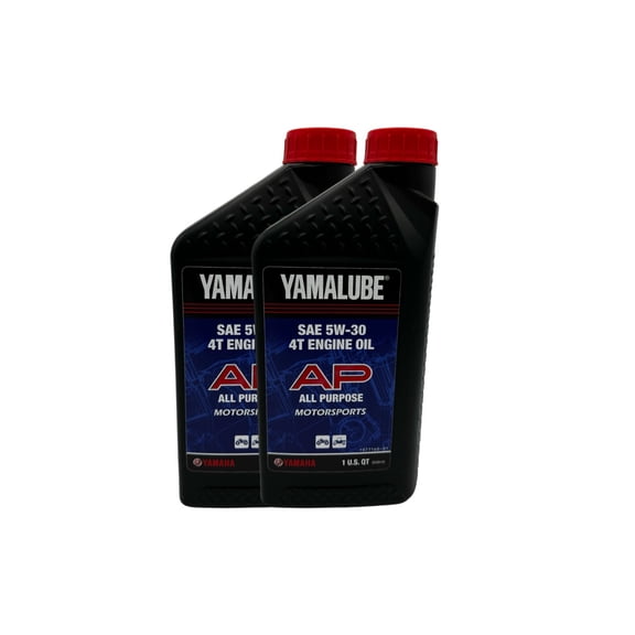 Yamaha Yamalube 4T Performance 4-Stroke 05W-30 Engine Oil-LUB-05W30-AP-12-2PACK