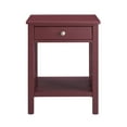 thumbnail image 5 of Linon Williams Single Drawer End Table - Merlot, 5 of 9