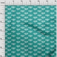 thumbnail image 3 of oneOone Viscose Chiffon Sea Green Fabric Asian Block Diy Clothing Quilting Fabric Print Fabric By Yard 42 Inch Wide, 3 of 4