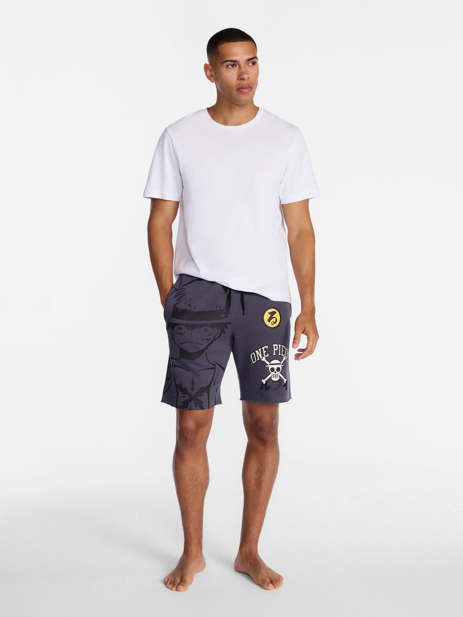 One Piece Men's Sleep Shorts, Sizes S-2XL