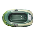 thumbnail image 1 of PVC Summer Fun Boat, Inflatable PVC Canoe with 3 Chambers and Double Valves Great Addition for Lakes Beaches or Rivers, 1 of 7