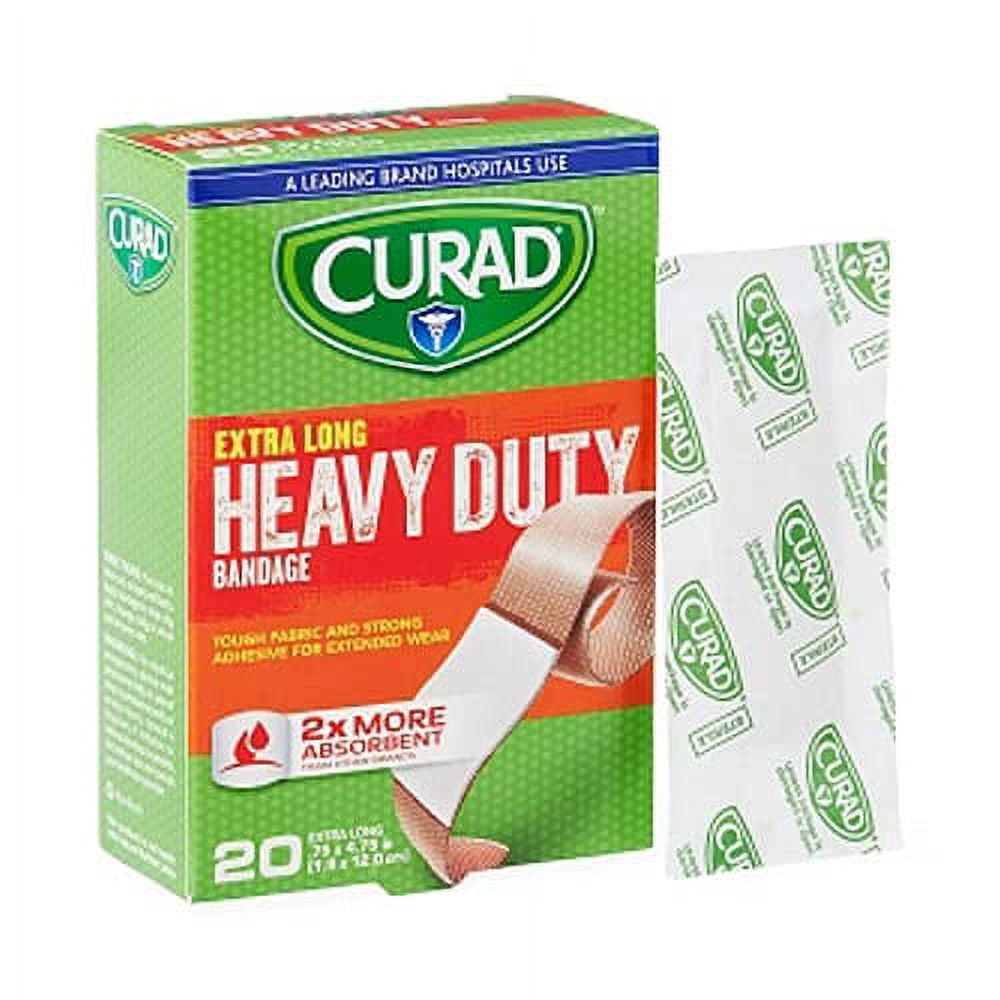 Medline CUR01101RB Curad Heavy Duty Bandages .75 In X 4.75 In (Box of 20)