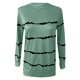 thumbnail image 3 of MELDVDIB Blusa informal de manga larga con cuello redondo y rayas para mujer, ideal para uso diario, regalo en liquidación, 3 of 6