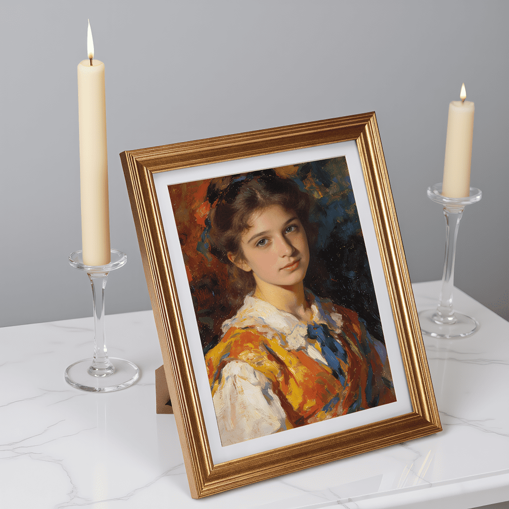 8x10 Picture Frame Set of 6, Gold Photo Frame for Wall Mount or Tabletop