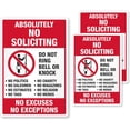 thumbnail image 1 of Adhesivo «Absolutely No Soliting», 20 unidades, 9,5 x 14 cm, PVC, 1 of 4