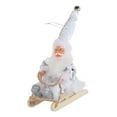 thumbnail image 2 of Fiudx Liquidación de ofertas flash Muñeco de Papá Noel esmaltado, adorno para árbol de Navidad, trineo navideño, muñeco de Papá Noel, 2 of 3