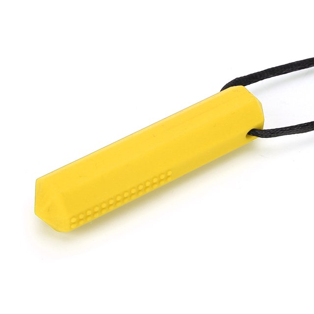 Collar Baby Teether, aduana de Teether del bebé del silicón de Teether del bebé del silicón de 7 colores dirigida