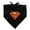 Black, variant on Superman Classic S Shield Logo Dog Pet Bandana