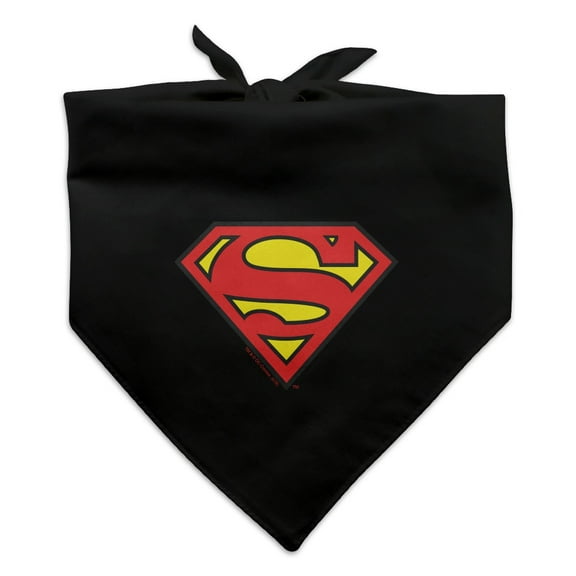 Superman Classic S Shield Logo Dog Pet Bandana