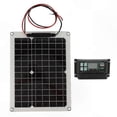 thumbnail image 1 of 300W High-Efficiency Solar Panel Kit with Charge Controller and 2 USB Ports for Outdoor Camping RV Boat Use, 1 of 5